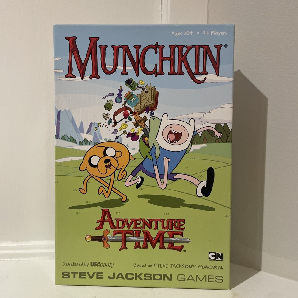 Munchkin Adventure Time Card Game - Steve Jackson - 100% Complete